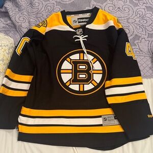 Reebok Black and Gold Hockey Jersey
